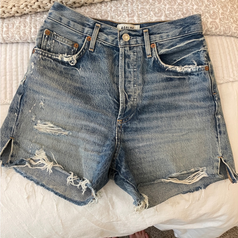 Agolde Dee High Rise Shorts - Turmoil